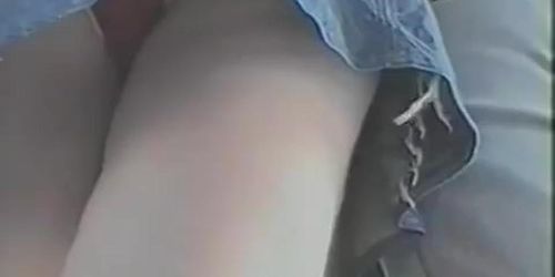 Chubby upskirt voyeur teen video