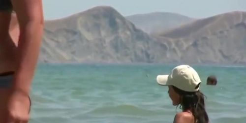 Sexy Brunette Hot Nudits Beach Girl Voyeur Video - Tnaflix.com