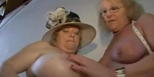 Hot grannies in lingerie