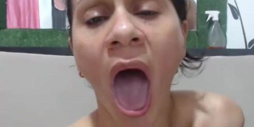 eat the toxic cum from a crack addict stupid old mature whore