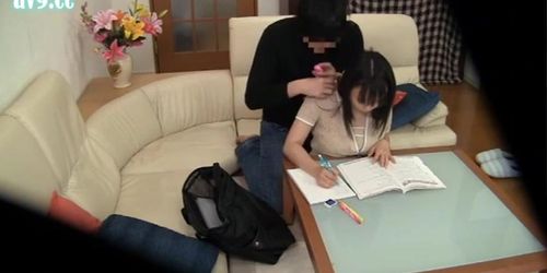 tutor take advantage of busty student (Akane Yoshinaga)