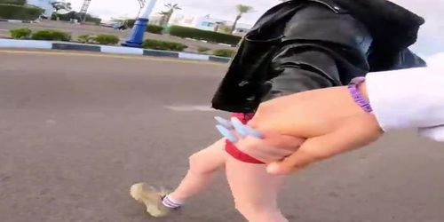 Sexy babes extraordinary wish in public tough sex with 18 yr old super-cute doll - insatiable and extraordinaire XXX