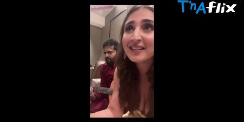 Dhvani Bhanushali Breasts,  Underwear Scene  in Dhvani Bhanushali Sexy Cleavage