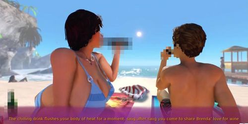 Hot milf beach day - big boobs ass in bikini - summer sex fun