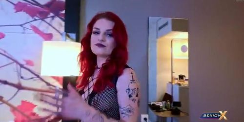 French amateur stripper takes bbc rough in hotel room - creampie anal fuck
