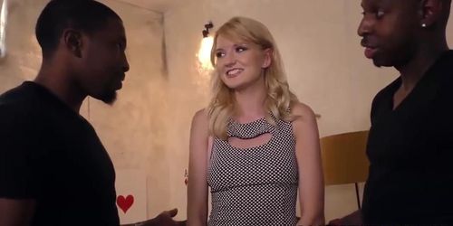 Bree Haze Gets DP'd By Big Black Cocks
