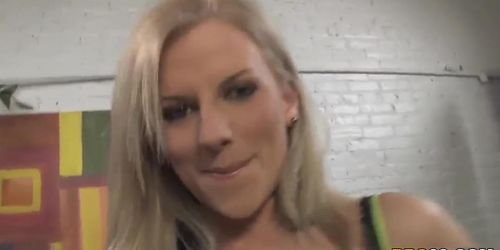 Haley Cummings Prepares For Big Black Dick Anal With Flash Brown (Flash Brown )