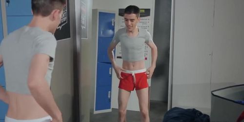Big Breasted Trainer Fucks The Only Guy Who Shows Up At The Class