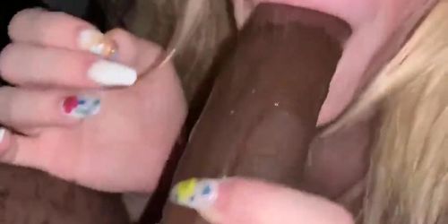 Sexy amateur girl cant get enough of bbc