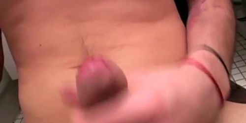 DIRTY BOYS VIDEO - Dirty Tyler sits in the tub and starts jerking his thick uncut cock (Tyler Faith)