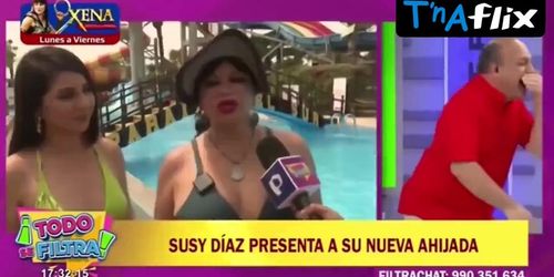 July Urquizo Bikini Scene  in Magaly Tv