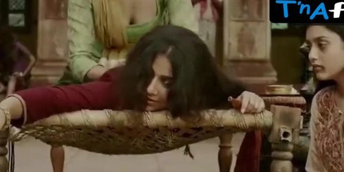 Vidya Balan Breasts Scene  in Begum Jaan