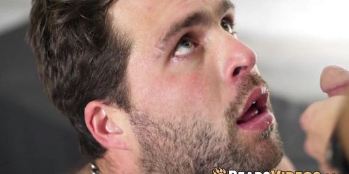 BEARS VIDEOS - Dom daddy Steve Sommers DOMINATES hot muscular hunk John Pucker
