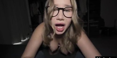 Hot Wife Cucked For Promotion - Hard Threesome & Deep Throat Fuck