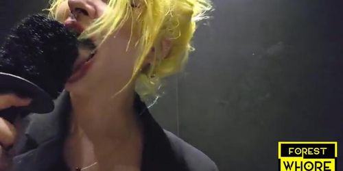 Filthy Public Toilet Sex - Anal Fisting & Piss Drinking - Extreme BDSM Humiliation