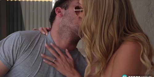 Wife And Mother Sierra, 40, Sucks & Fucks The Pool Boy Outdoors
