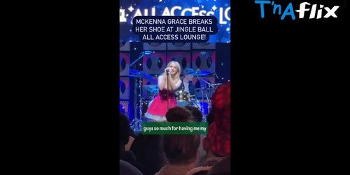 Mckenna Grace Breasts Scene in Mckenna Grace Sexy Performance At The Jingle Ball All Access Lounge