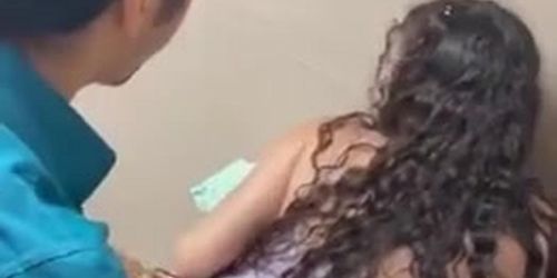 Indian Cute Girl Fuck At Bar Toilet (2)