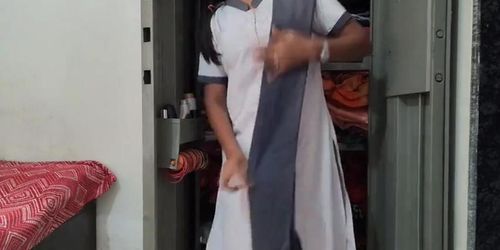 Mumbai Ashu sucks teacher's huge dick and gets pounded hard in kitchen - Indian teen roleplay