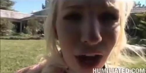 Dirty slut Eden thought she knew it all