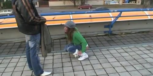 Young Couple Fucking At The Bus Station