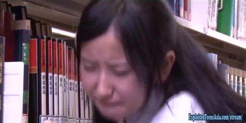 Jav Idol Suzu Ichinose Ambushed In Library Finger Squirted Then Fucked Rough She Gets Creampie And Pisses