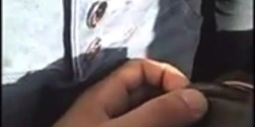 Touch pussy bus