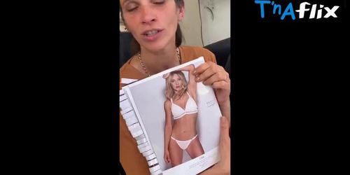 Flor Vigna Butt,  Breasts Scene  in Flor Vigna Sexy Underwear Lingerie Promo Video