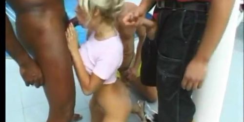 Meridian poolside orgy
