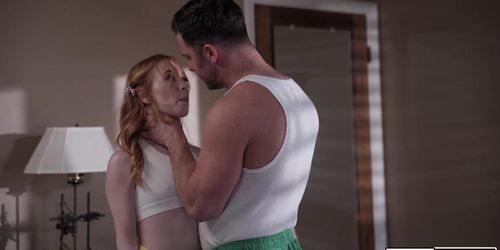 I am bended over the tennis net and pussy licked by my coach (Seth Gamble, Madi Collins, Maddy May)