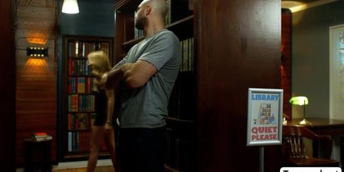 Bored sexy shemale analed in the library by dude (Cliff Jensen)