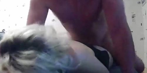 Hot French Couple Fucking Doggy Style on Couch - Real Orgasm & Moaning