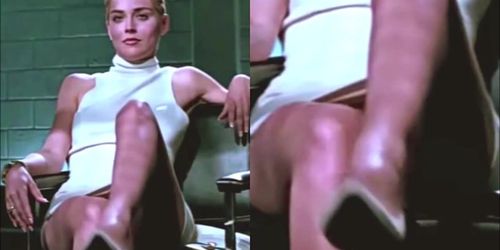 Sharon Stone Pussy Shot in Slo Mo (HD)