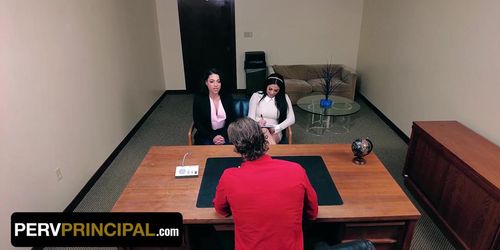 Corrupt Vice Principal Gets Caught Embezzling School Funds And Now Her Ass And Pussy Are On The Line - Alicia Tease (Ryan Mclane, Serena Santos)