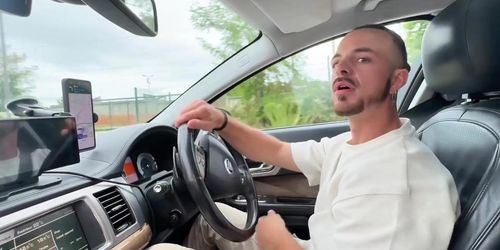 Cat In Mini Spices Up Her Car Trip - Little Blonde (Katy Caro, Blonde Cat)