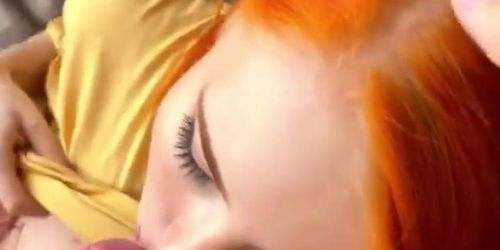 Oral Creampie, Sperm On Boobs - Pov (Vertical Video) ? Mollyredwolf (Mollyredwolf )