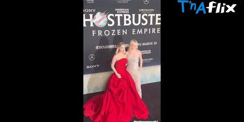 Mckenna Grace Sexy Scene  in Mckenna Grace Ghostbusters: Frozen Empire Premiere In New York