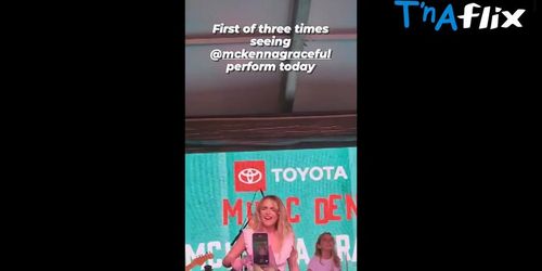 Mckenna Grace Breasts Scene  in Mckenna Grace Lollapalooza Festival Day 2