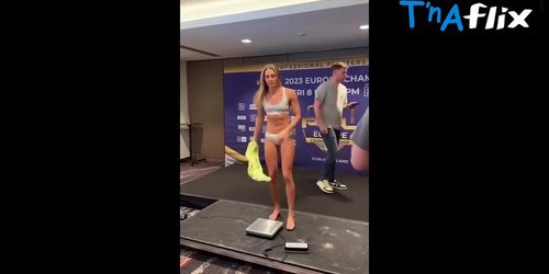 Dakota Ditcheva Underwear Scene in Dakota Ditcheva Sexy Shows Off Her Stunning Physique In Hot Calvin Klein Undies At Weigh In