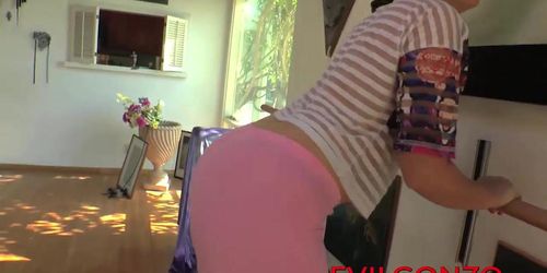 EVIL GONZO - Female starlets show their big asses in their tight clothes (London Keyes, Lola Foxx, Valentina Nappi, Virgo Peridot, Alby Rydes)