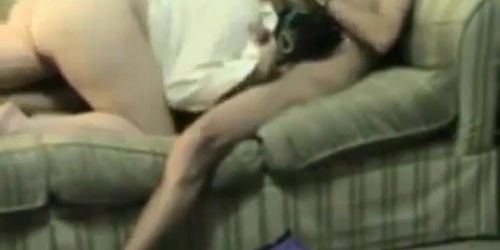 Dick Grinding On The Couch