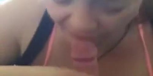 Holly sucking dick again 