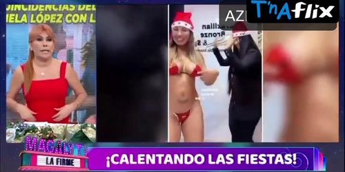 Pamela Lopez Bikini Scene  in Magaly Tv