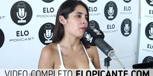 Pau Rojas Swaps Thongs with Elo Podcast - Hot Latina Action