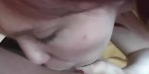 Redhead Amateur with Big Natural Tits in Homemade Video