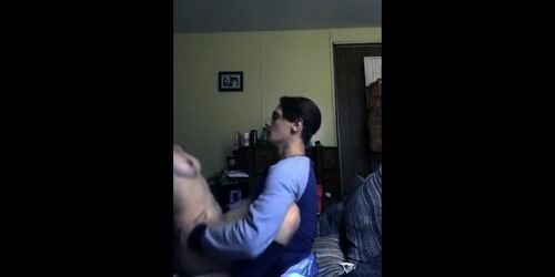 Teen Going Crazy On Rough Cock