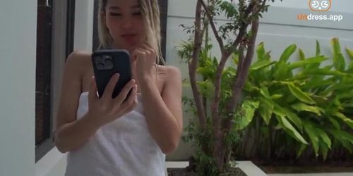 Hot Asian Teen Karina Lin Fucks Stranger Rough In Villa