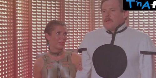 Carrie Fisher Sexy Scene  in The Time Guardian