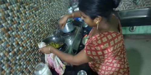 Desi indian hot wife deluwara khatun cooking and fucking in hd