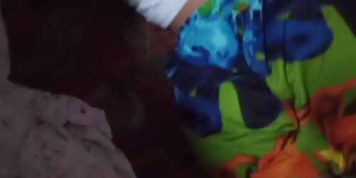 Cum on sleeping sister